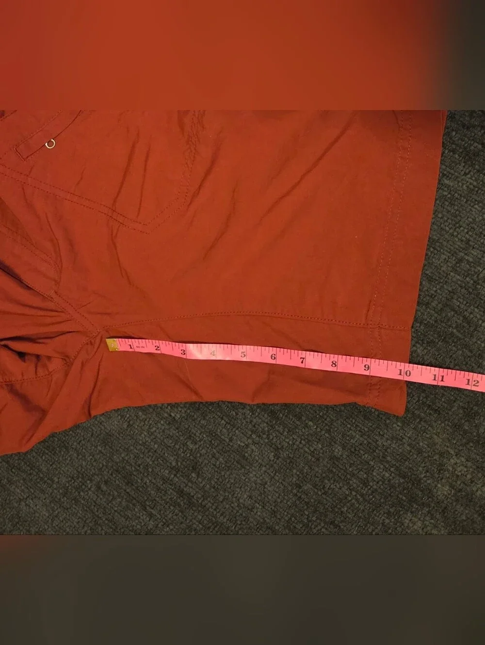 Royal Robbins Women's Cargo Shorts - Coral Red. Size 12